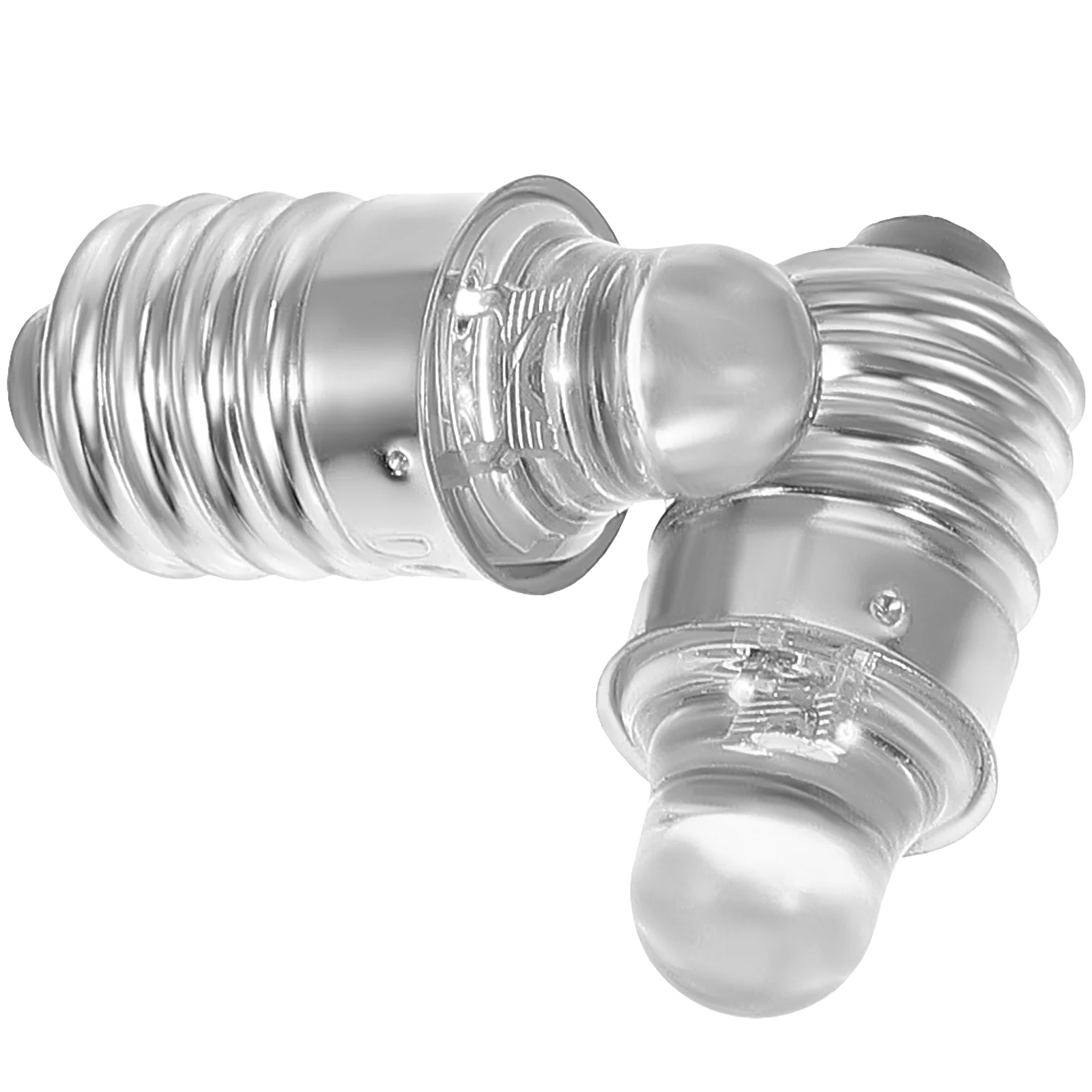 

2 Pcs Mini Light Bulbs 3v Flashlight Miniature Tiny LED Replacement E10 Student
