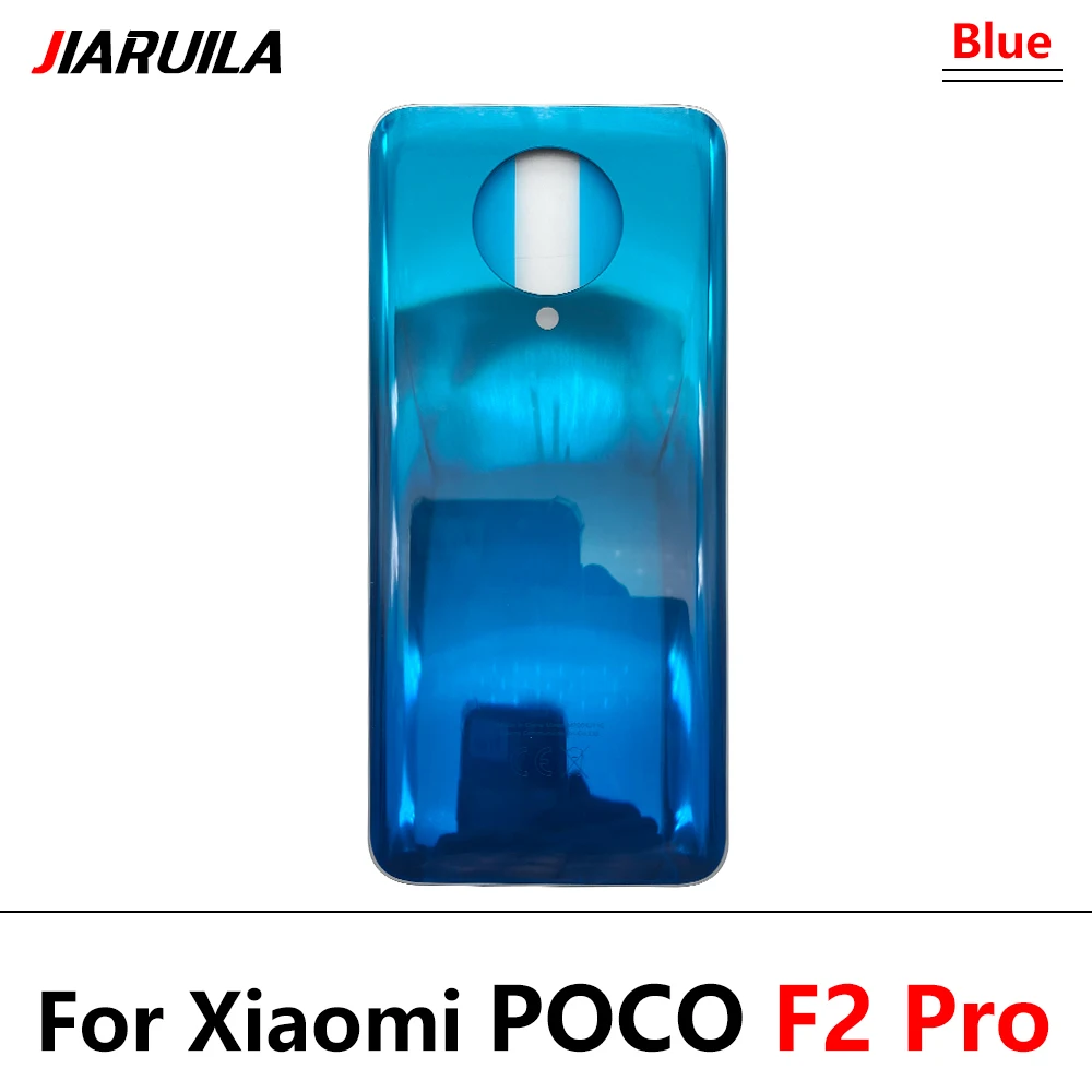 20Pcs F2 Pro High Quality Battery Back Cover Glass Rear Door Housing Case With Glue Adhesive Sticker For Xiaomi MI Poco F2 Pro enlarge