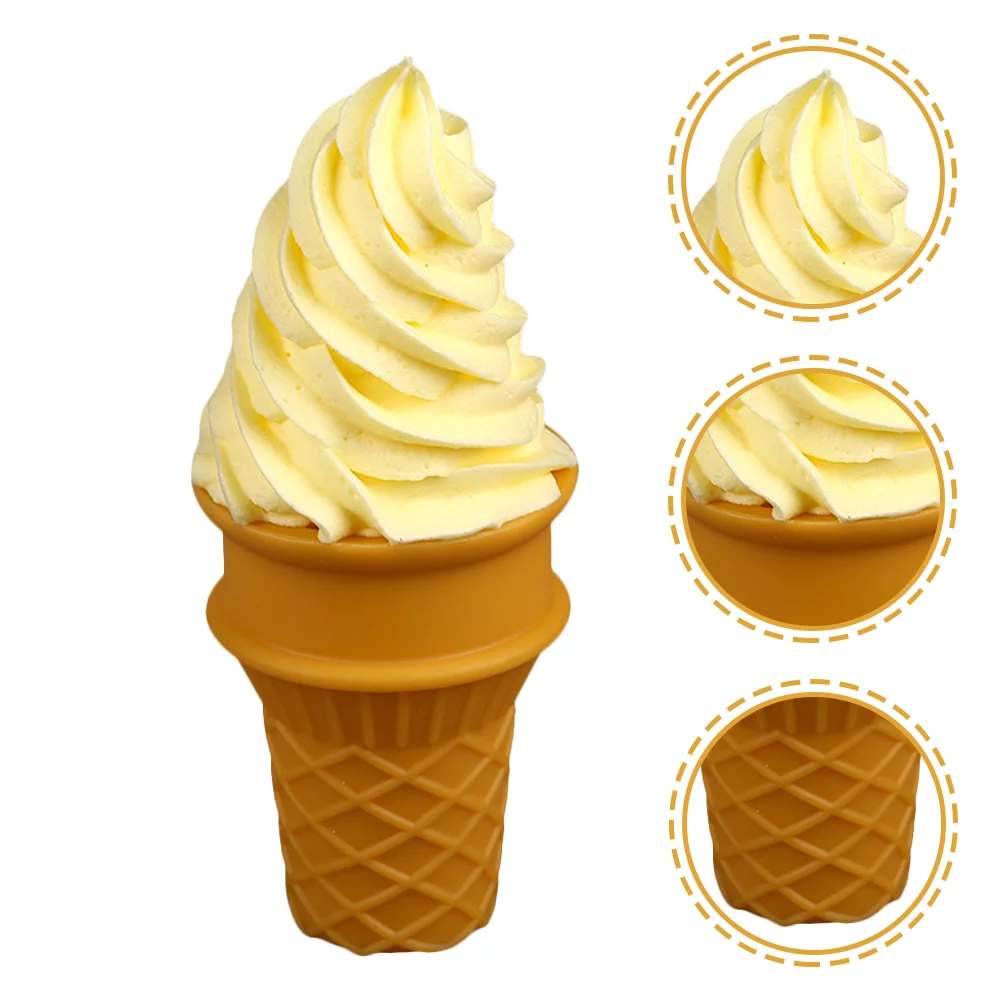 

Ice Cream Play Fakepretend Set Dessertmodel Kitchen Partysimulation Cones Popsicle Prop Display Supplies Decorations Photo Cone