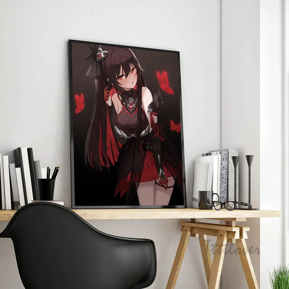 Постер Seele Vollerei Honkai наклейки декор для игровой комнаты подарки картина HD