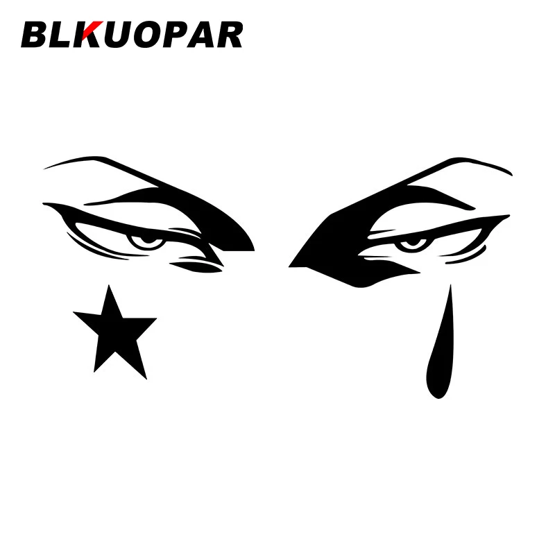 

BLKUOPAR Hisoka Morow автомобильные наклейки винил аниме лазерные наклейки устойчивые к царапинам голографический солнцезащитный крем защита для мотоцикла