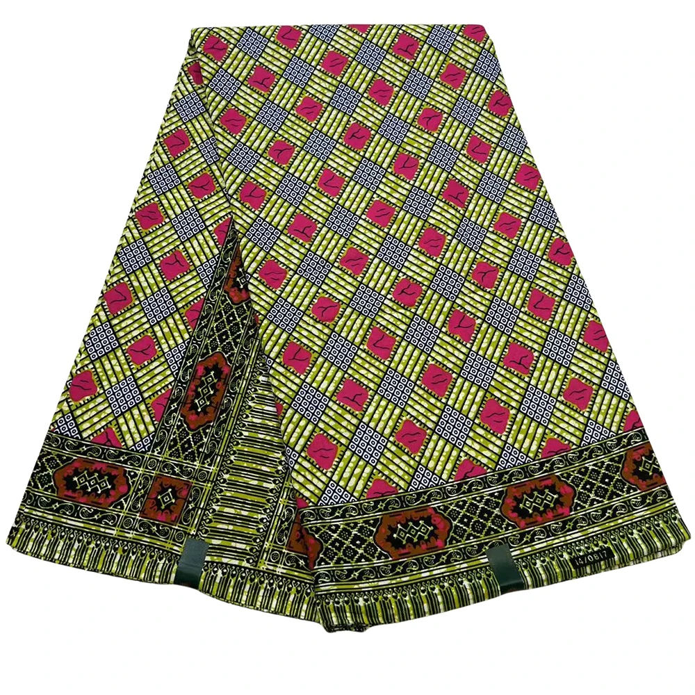 Африканская восковая ткань 6 ярдов настоящий воск нигерийская Анкара принты