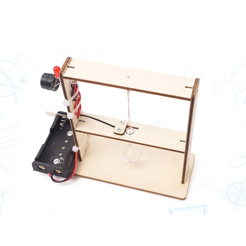 DIY датчик землетрясения STEM игрушки технологии наука экспериментальный набор