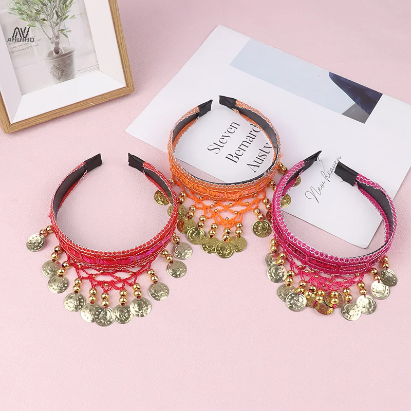 Женские костюмы для танца живота головной убор индийских танцев этнических