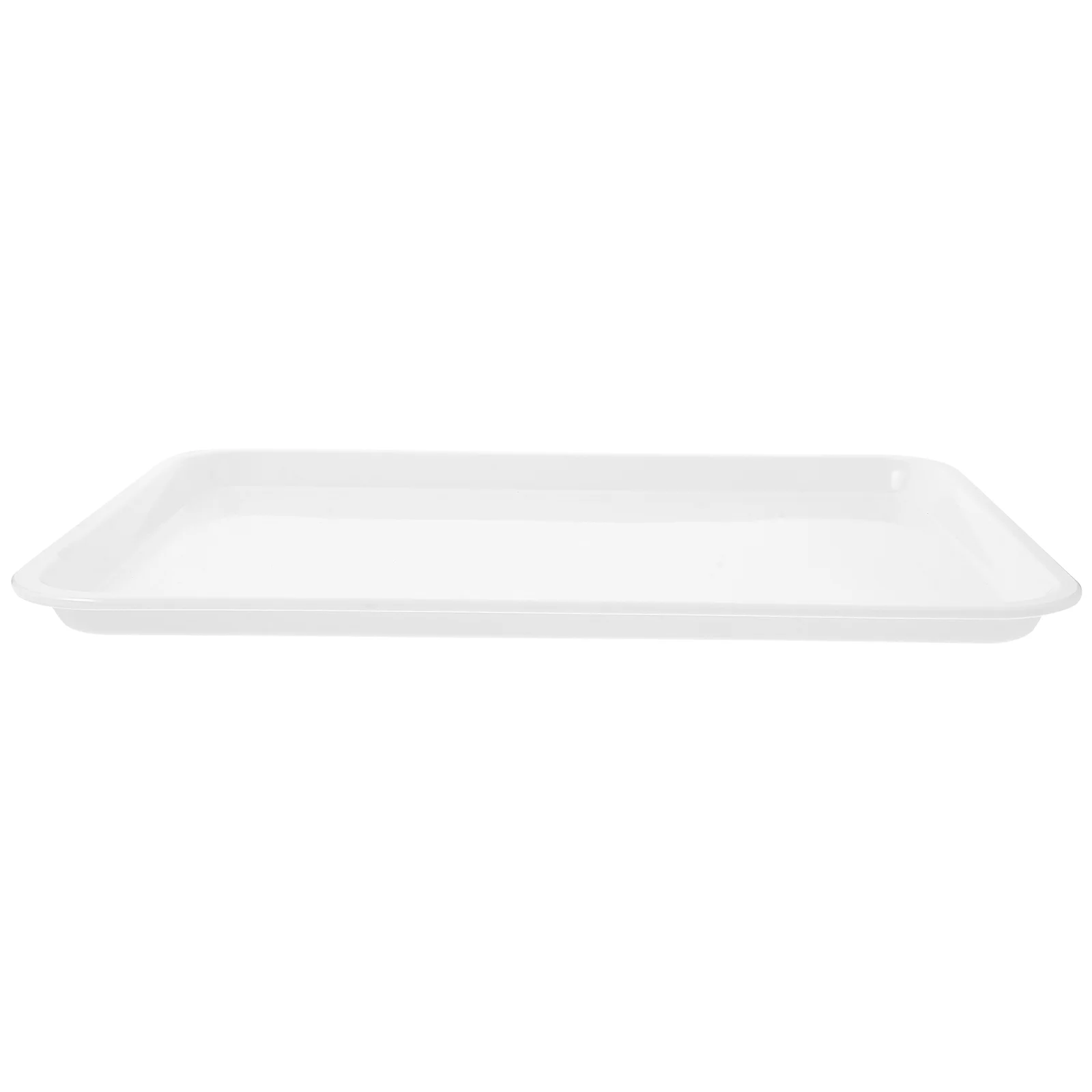 

Household Fruit Plate Outdoor Serving Tray Reusable Trays Rectangle Plastic For