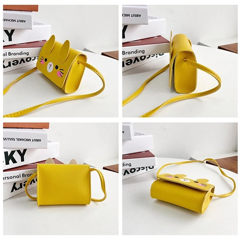 Children's Accessories Small Shoulder Bag Cute Rabbit BabyGirls Small Crossbody Bags Cartoon Kids Boys Mini Coin Purse Handbags