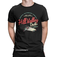hill valley skateboard mens tshirt back to the future bttf tees harajuku crew neck tee shirt cotton aesthetic camisas clothes