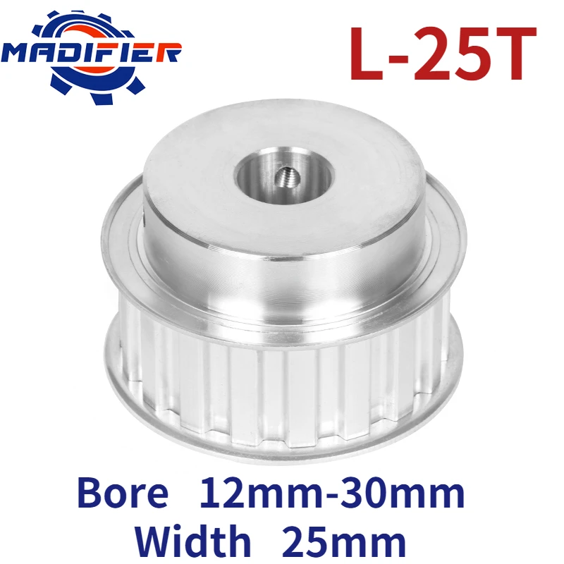 

BF Type 25 Teeth L Timing Pulley Hole 12/14/15/16/17/18/19/20/22/24/25/28/30mm For Width 25mm