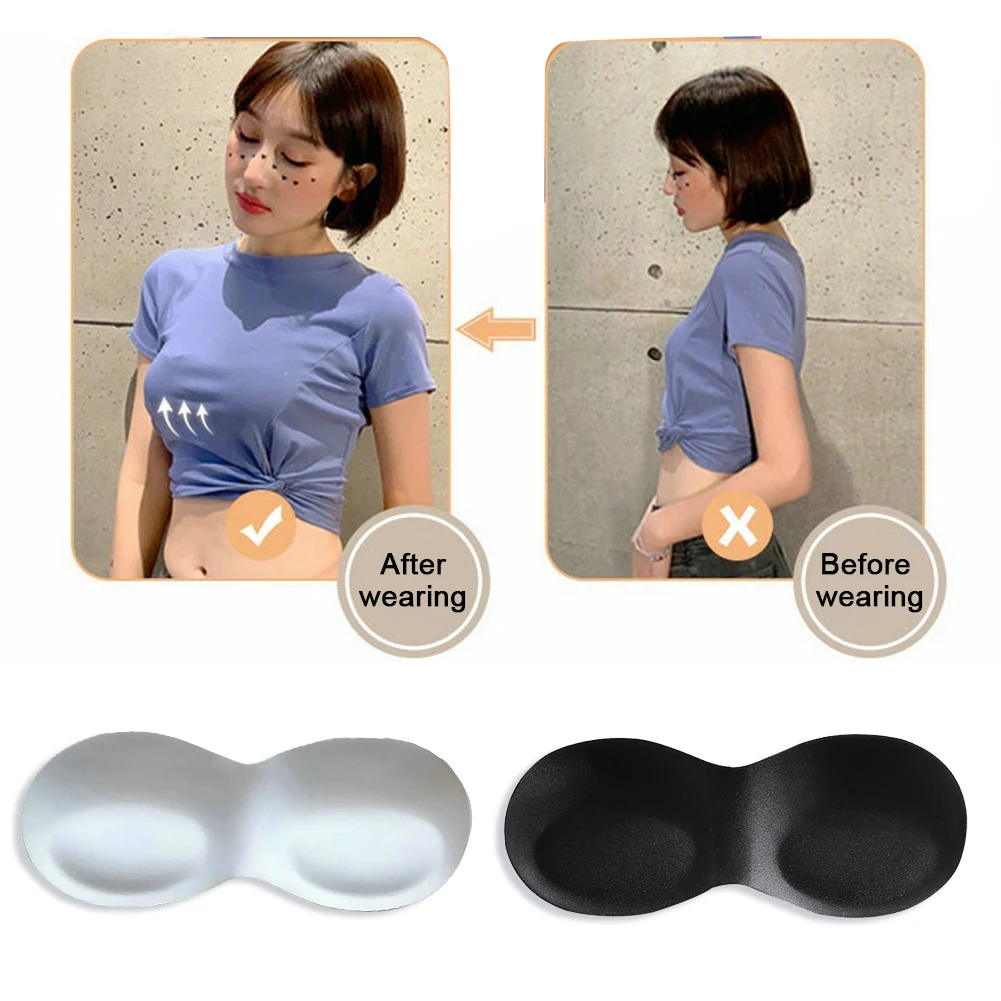 

Новинка, 1 шт., губчатые вкладыши для бюстгальтера, пуш-ап, усилитель груди, съемные вкладыши для бюстгальтера, чашечки для купания, бикини, по...