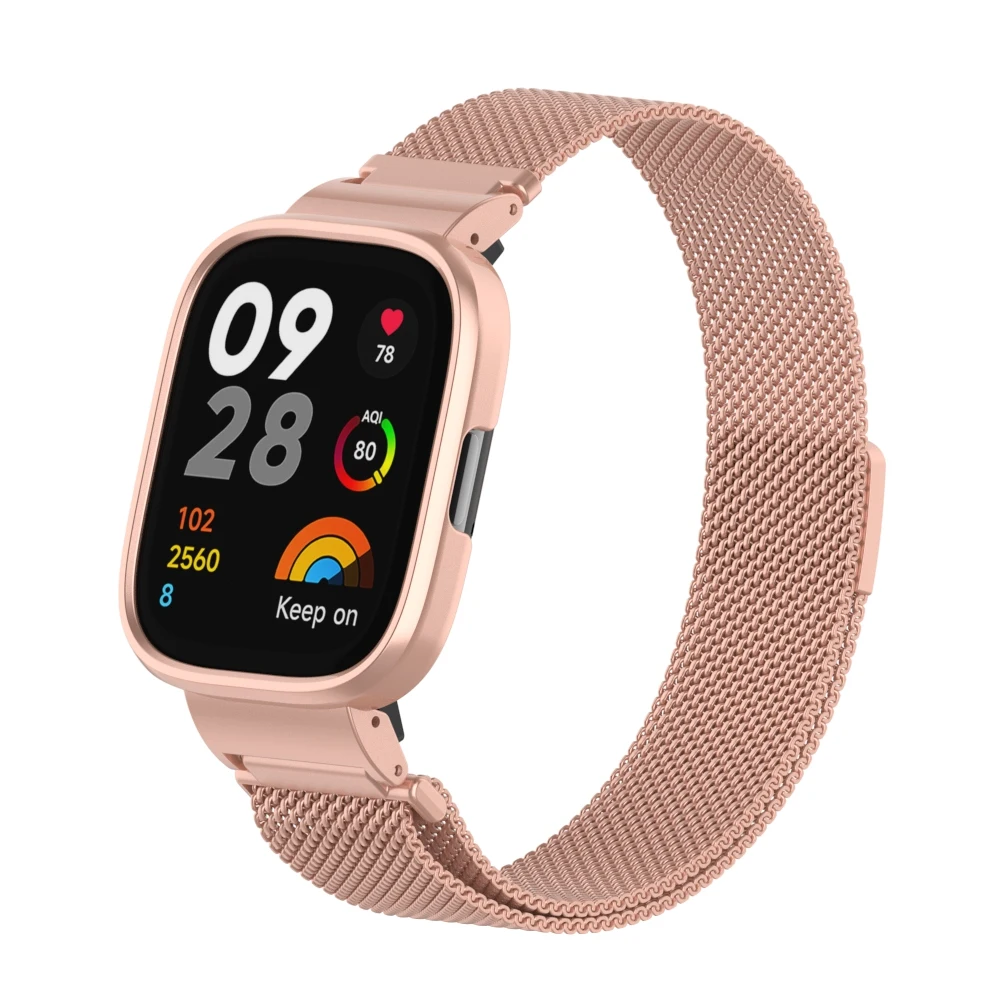 

Metal Strap For Redmi Watch 3 Smart Watch Magnetic band + Case For Redmi Watch 2 Lite / Mi Watch Lite Stainless steel Bracelet