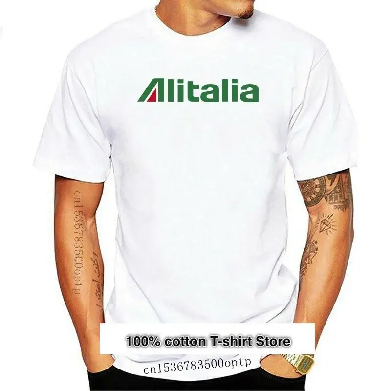 

Camiseta de Alitalia Airline, camisa de aviación, Nueva