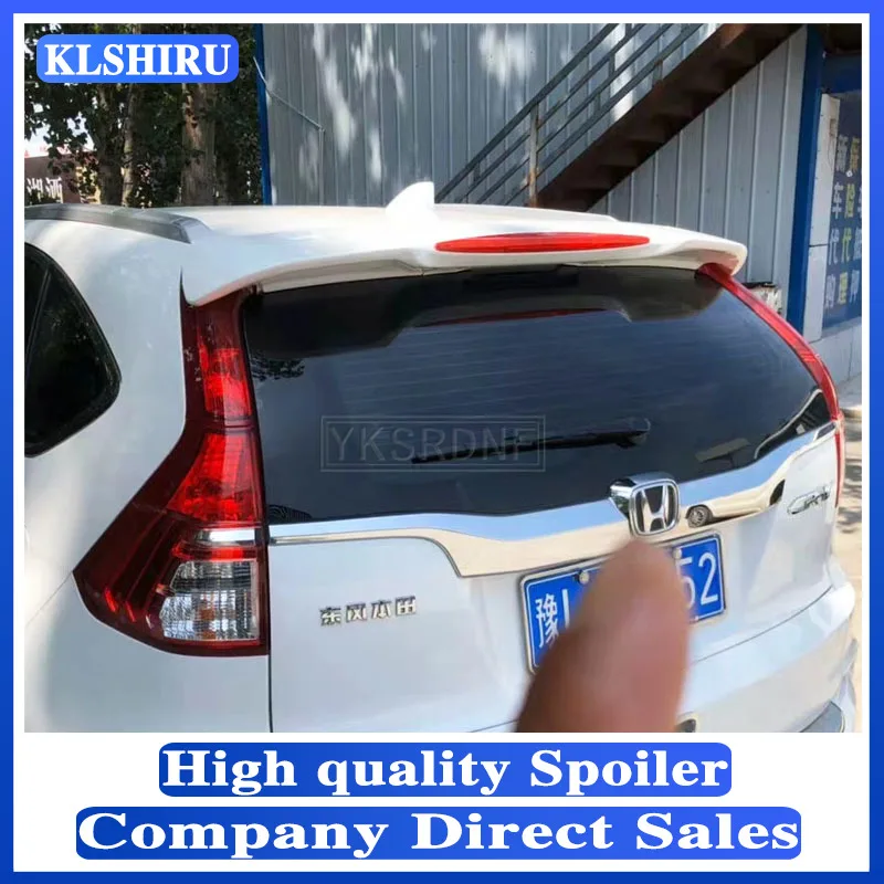 

KLSHIRU для Honda CRV CR-V спойлер 2012 2013 2014 2015 2016 из высококачественного АБС-пластика с светильник задним окном спойлер на крышу