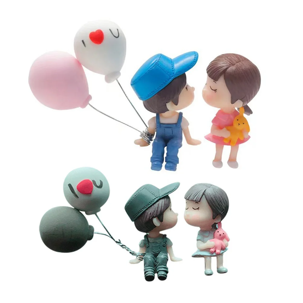 

2 пары, пластиковые фигурки для украшения автомобиля