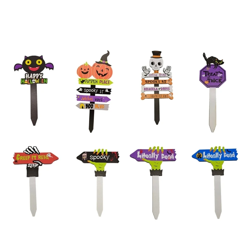 

Halloween Garden Stake for Outdoor Yard Decoration Spooky Lawn Sign Dropship