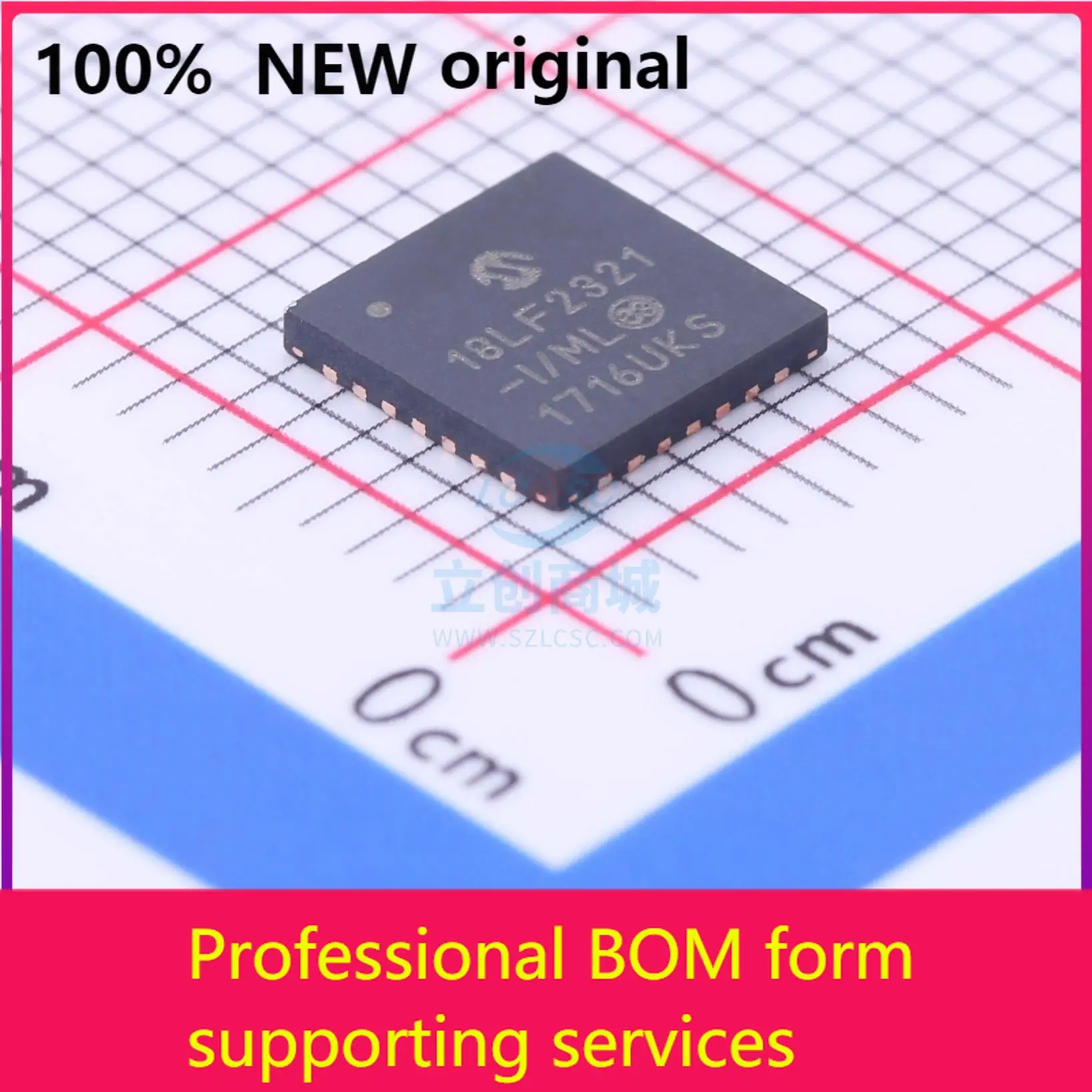 

PIC18LF2321-I/ML PIC18LF2321-I/MLNew original IC chip 100% original