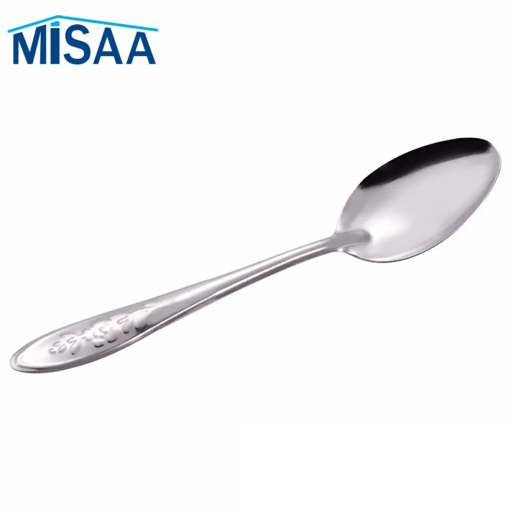 Exquisite Rose Patterns Watermelon Spoon Not Prone To Aging Tableware Fashionable And Aesthetically Pleasing Soup Spoon Spoon