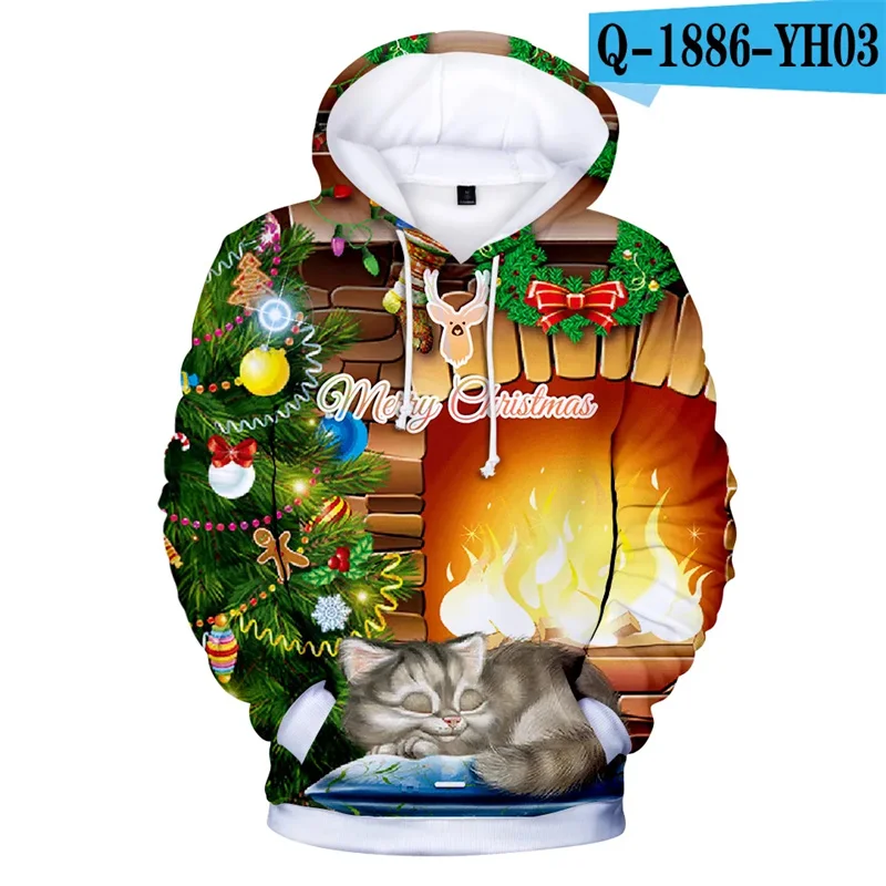 

Pop 3D Snowflake Christmas Tree Xmas Hoodies For Men Snowman Christmas Ornament Graphic Pullovers Funny Winter Hoodie Sweatshirt