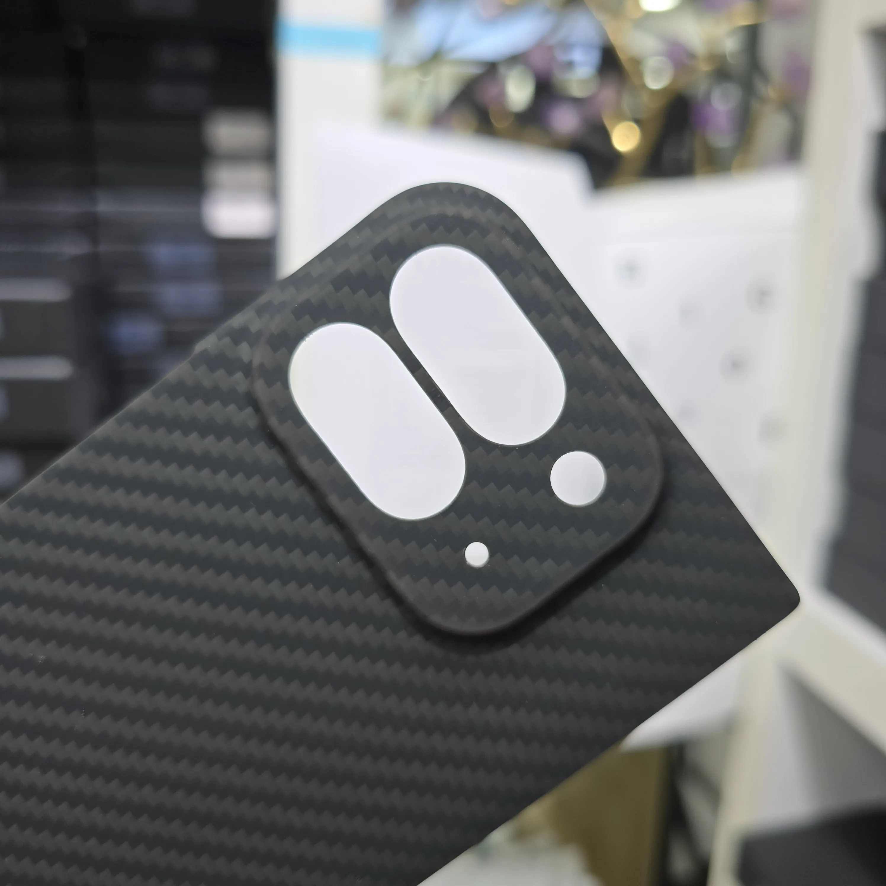 Роскошный 1500D Magsafe с магнитной беспроводной зарядкой из углеродного волокна для