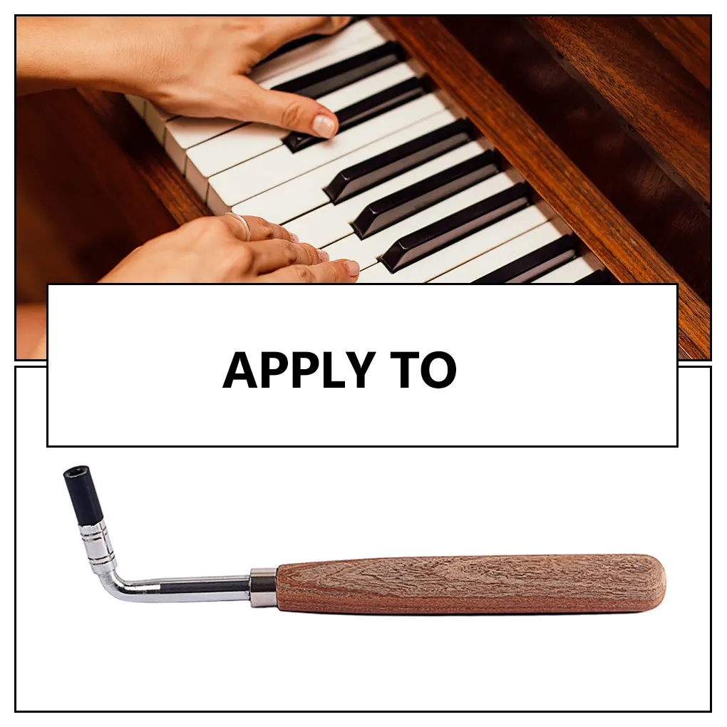 

Piano Tuning Hammer Professional Man-carried L-shape Wrench Wood Metal Tuner Spanner Exquisite Maintenance Tip Tool