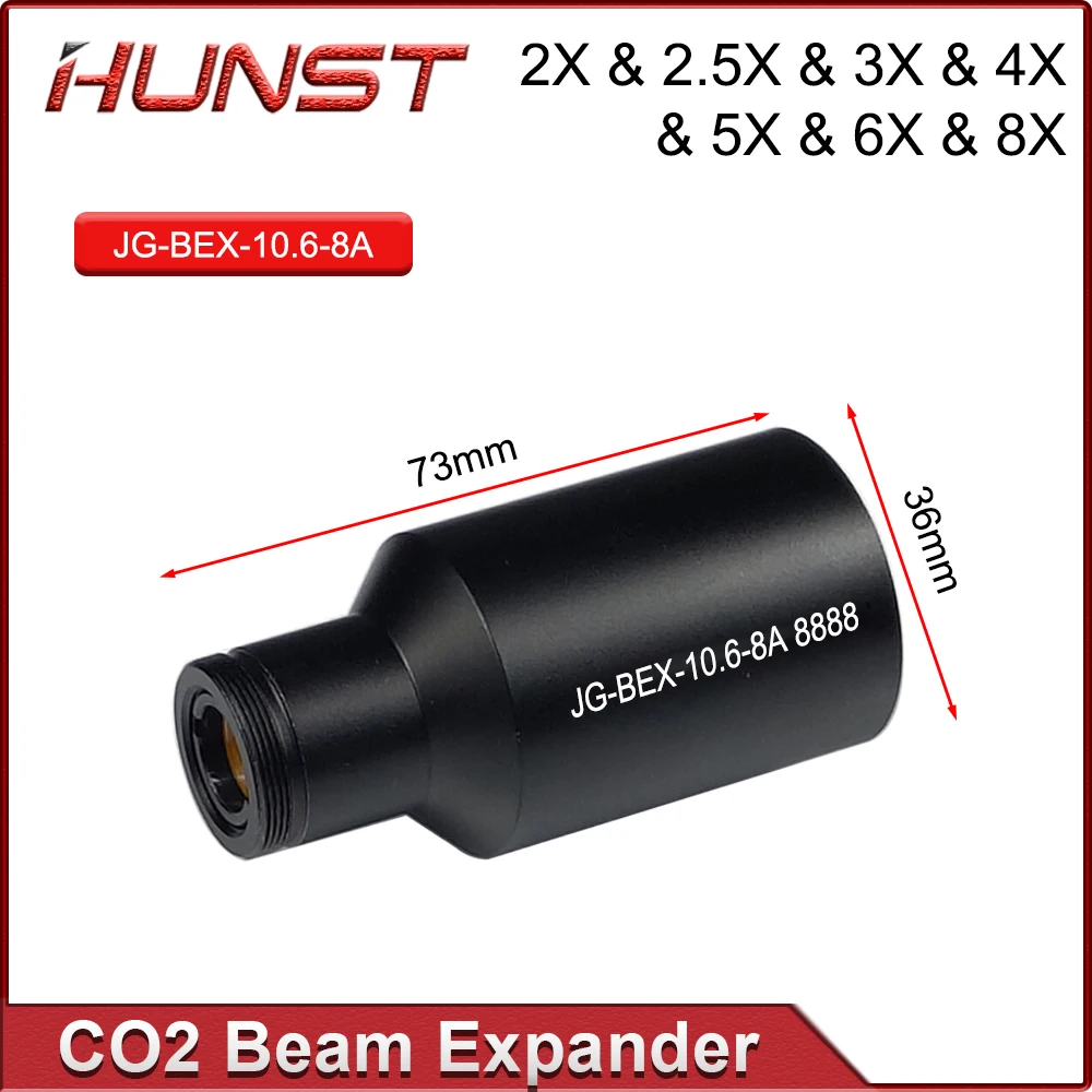 Расширитель лазерного луча Hunst CO2 2X 2 5X 3X 4X Соотношение расширения M22 * 0 75 Оптика