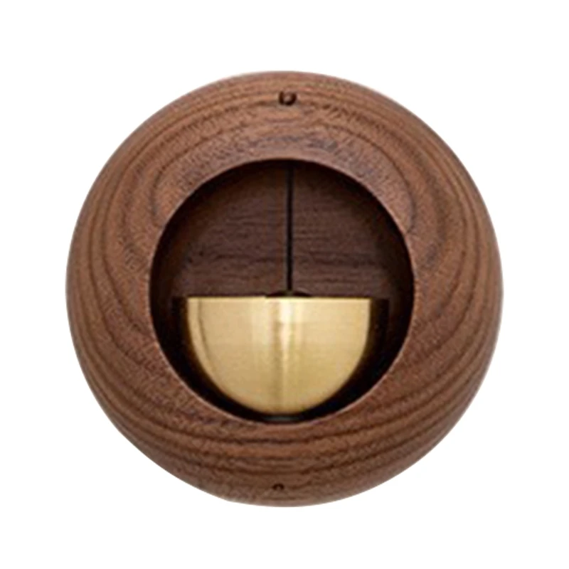 

Magnetic Wind Chimes Wooden Doorbell Shopkeepers Bell Entrance Alert Windbell for Home Refrigerator Door Decoration