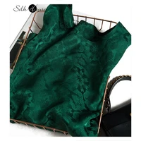 2022 summer womens clothing fashion new green bat sleeve jacquard natural mulberry silk womens office commuter top