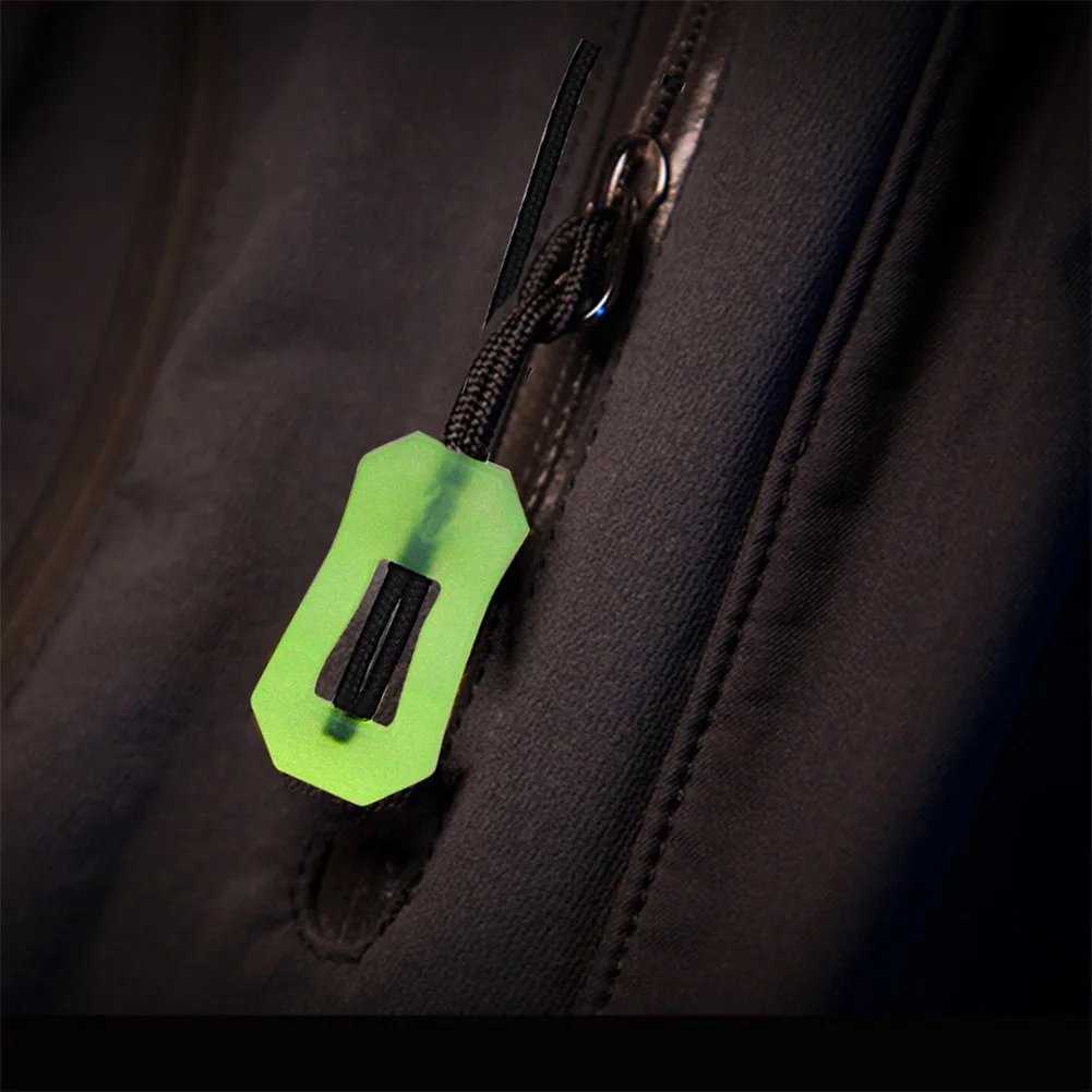 

1pc Luminous Zipper Pull Kits Markers Glow In The Dark Night For Coat Jacket Rucksacks Tents Zippers Outdoor Camping Tool New