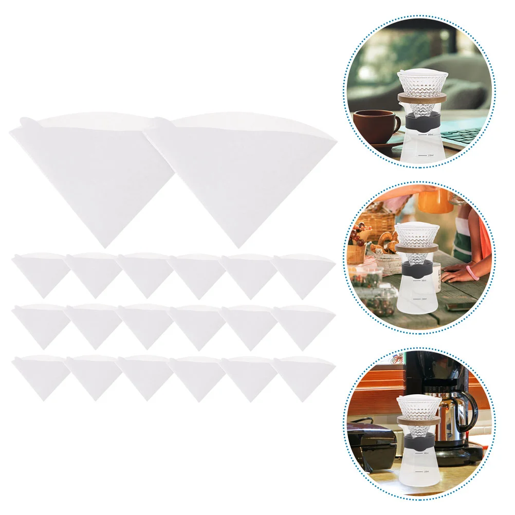 100 шт. фильтровальная бумага для кофе конус домашние фильтры круглый концентрат