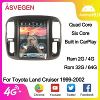 12 1 inch carplay for toyota land cruiser 99 02 screen android 6 0 auto multimedia stereo navigation player intelligent system