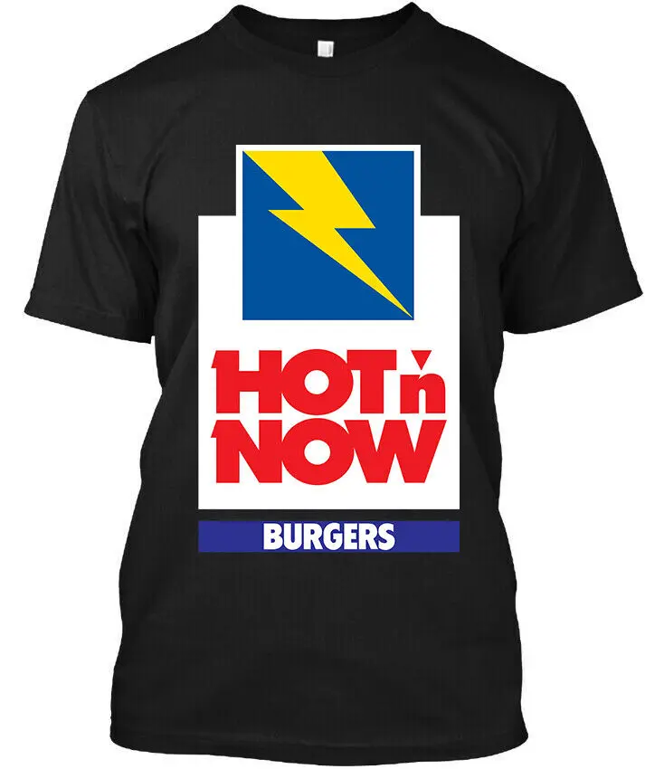 Футболка Hot 'n Now Hamburgers American Fast Food Restaurant S-4XL высокое качество 100% хлопок с коротким
