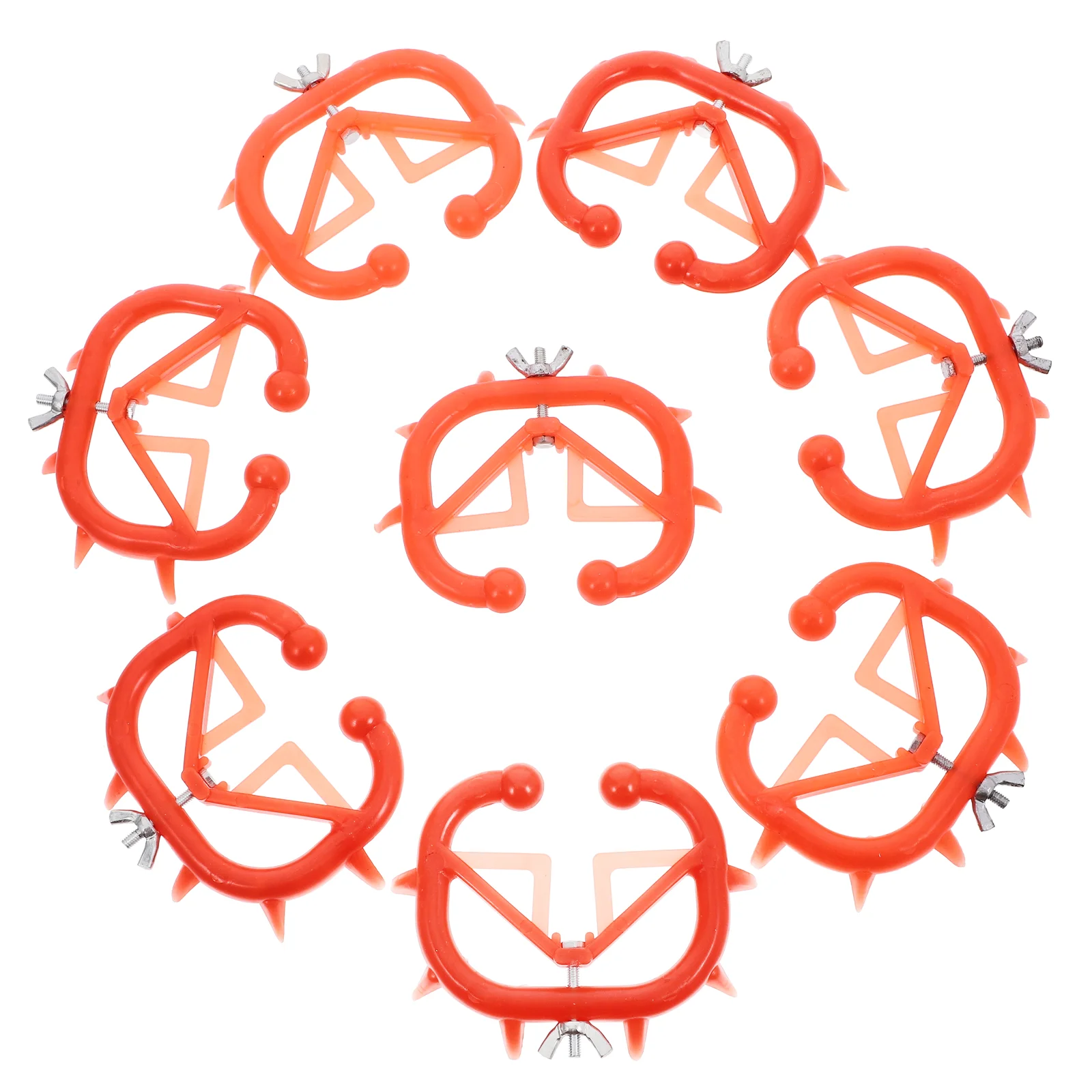 8 Pcs Bull Nose Ring Calf Accessories Cow Weaner Large Cattle Supplies Iron Farm Animal