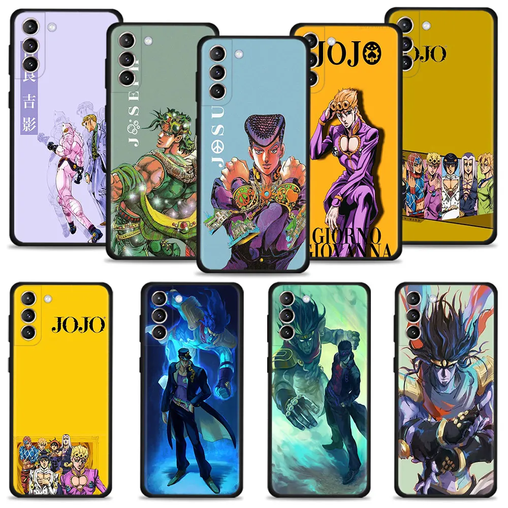 

Case For Samsung Galaxy S22 S21 S20 Ultra FE S10 S9 S8 Plus S10e Note 20Ultra 10Plus Cover Cartoon JoJo's Bizarre Adventure