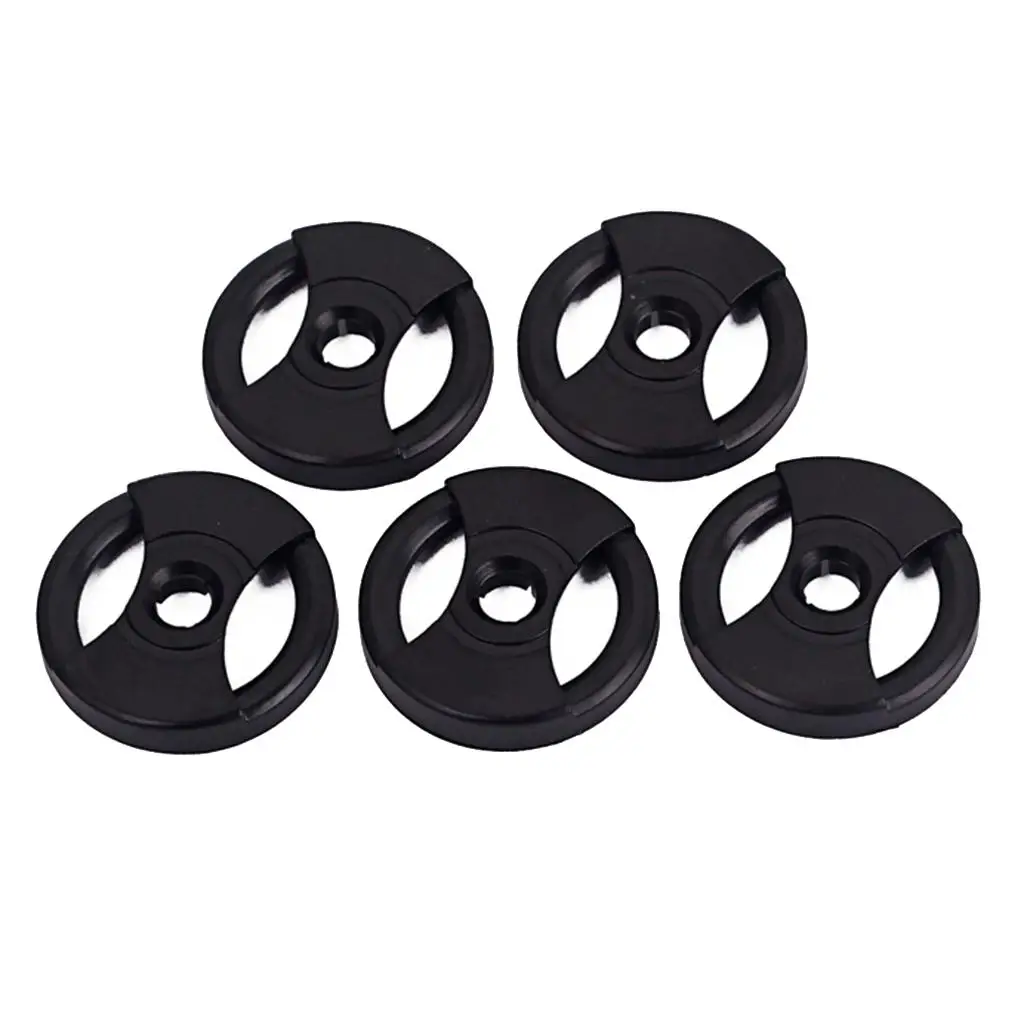 

5Pcs Phonograph Turntable Record Adapter for 45RPM Phonograph DIY Accs Black