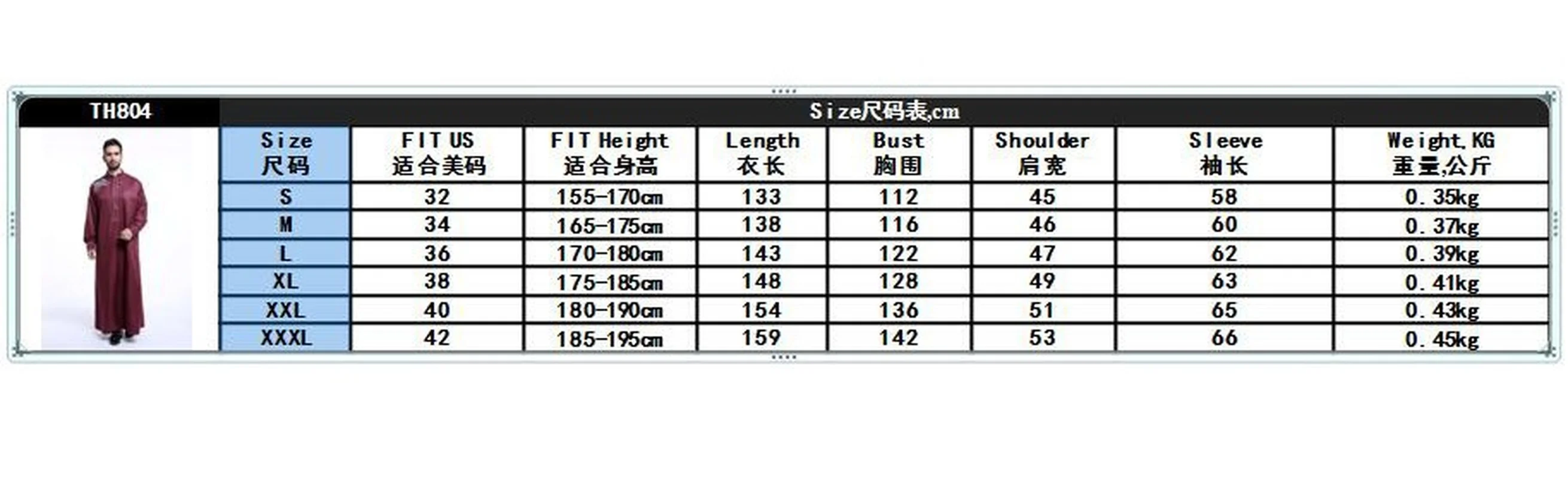 Muslim Abaya for Men Jubba Thobe Middle East Long Robes Kaftan Arab Dubai Adult Long sleeve Islamic Clothing