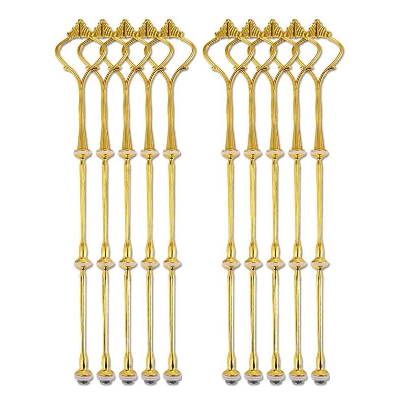 

3-уровневая Золотая подставка для торта (20 наборов), держатель, Корона