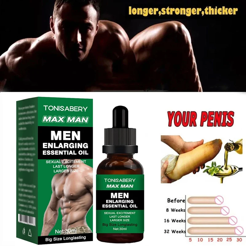 Penis Thickening Growth Man Big Dick Enlargement Liquid Cock Erection Enhancer Men Health Care Enlarge Massage Enlargement Oils