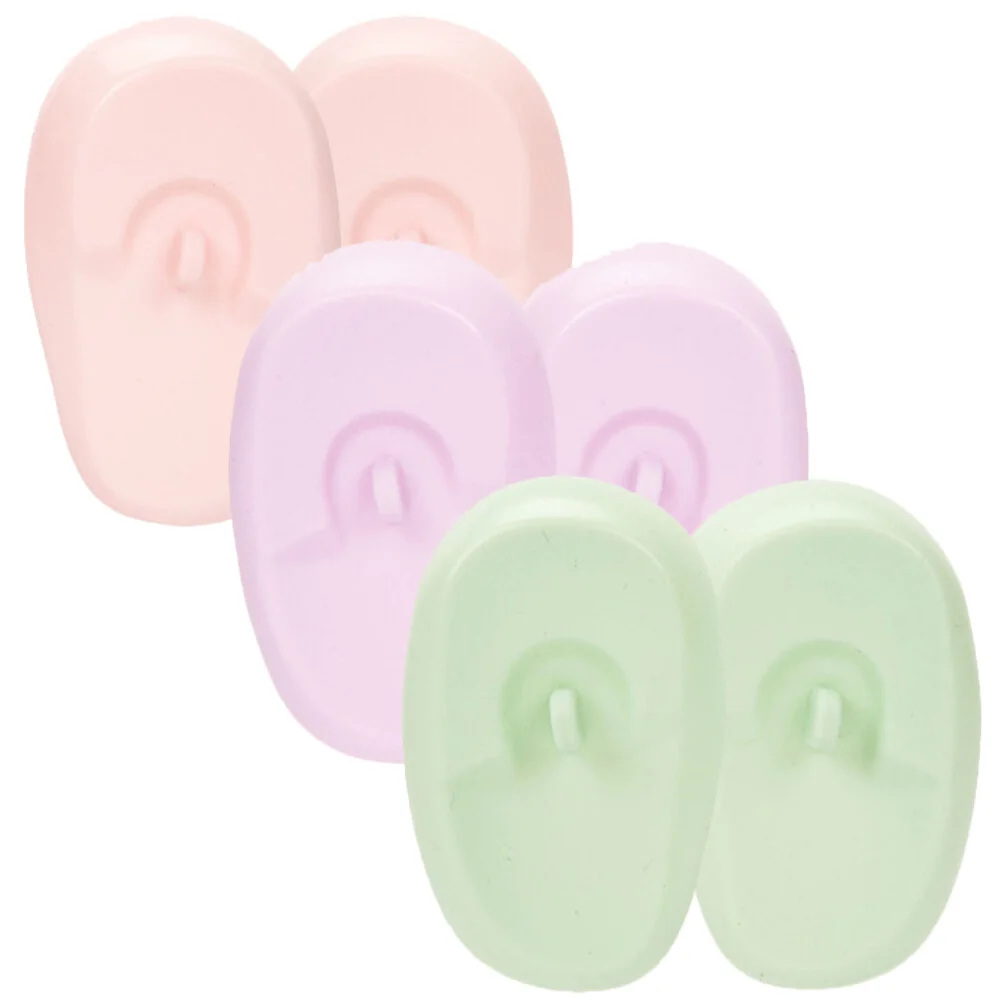 

3 Pairs Hair Dryer Ear Covers Protectors Dye Salon Hairdressing Dyeing Baking Oil