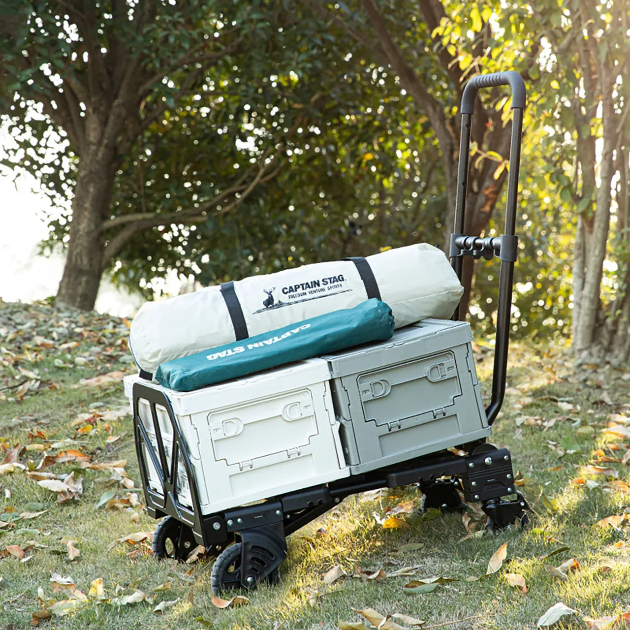 SHIMOYAMA Простая установка Четырехколесная тележка Тележка Ручная Уличная для