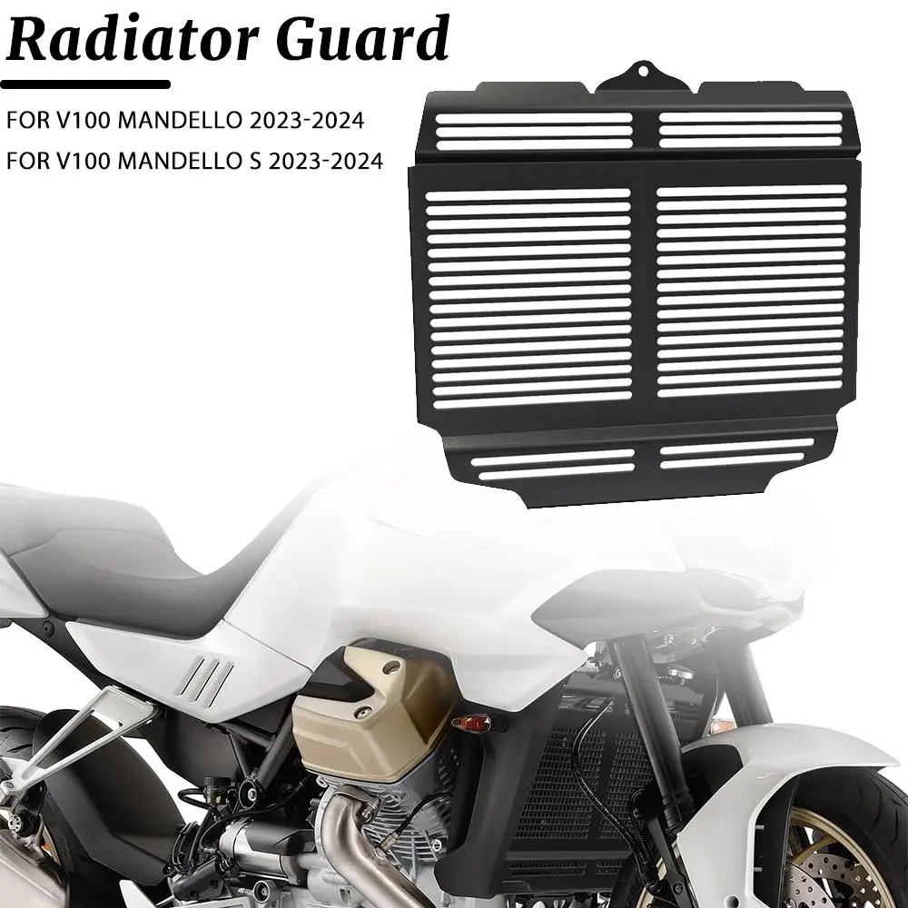 

Мотоциклетные аксессуары для Moto Guzzi V100 V 100 мандало/S 2023-2024, ЧПУ, зеркальная решетка гриля, защитная крышка