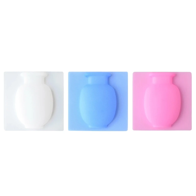 Волшебная силиконовая липкая ваза настенный холодильник для цветов и растений