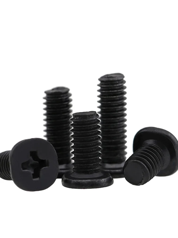 

Винты для ноутбуков M2 M2.5 M3 M4 с никелированным/черным цинковым крестом Phillips