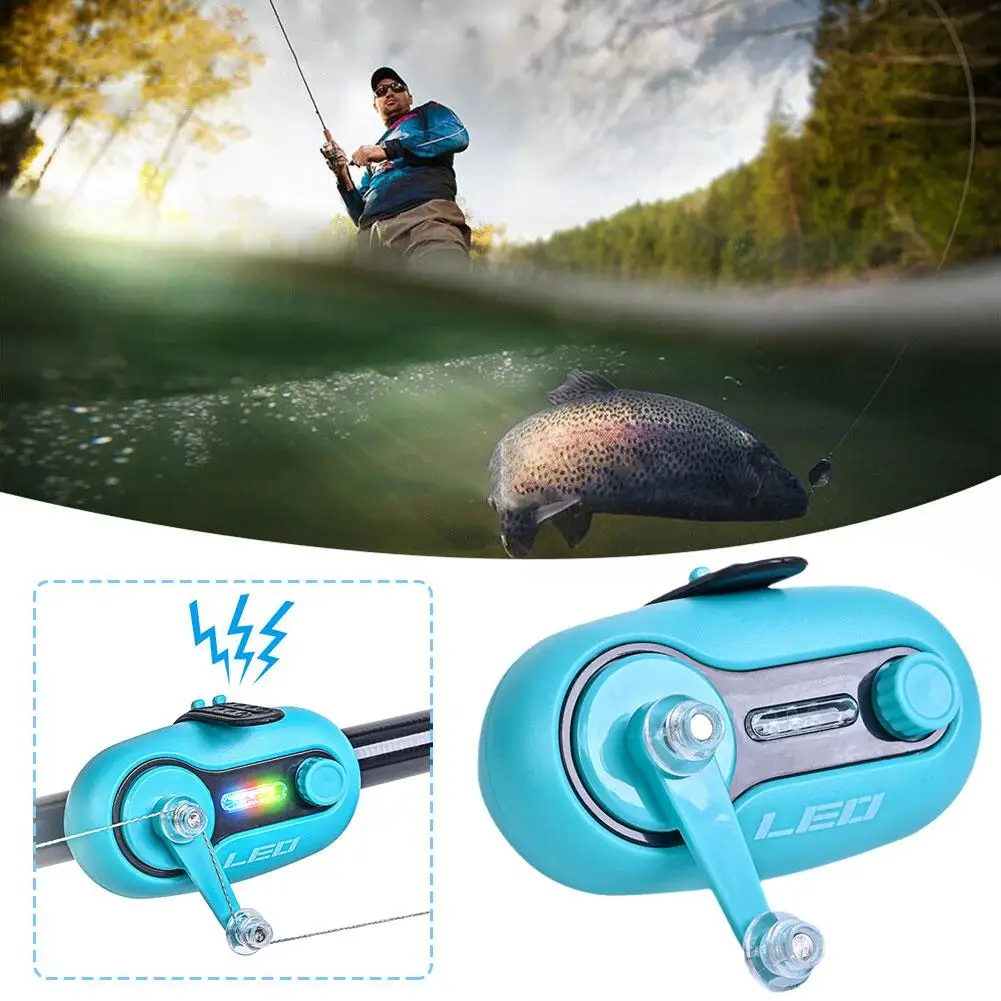 

New Fishing Fish Bite Alarm Electronic Buzzer Fishing Bell Loud Light Night Tip Pole Sound Gear Indicator Line Tackle Rod L V1V4