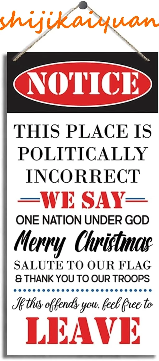 Деревянная вывеска в деревенском стиле Уведомление этого места — это