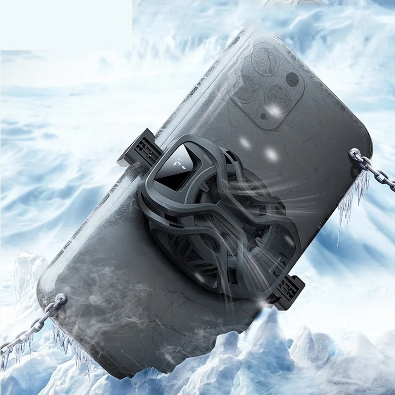 

Baseus GA06 Mobile Phone Radiator Gaming Universal Phone Cooler Adjustable Portable Holder Heat Sink For 67mm-88mm wide phones