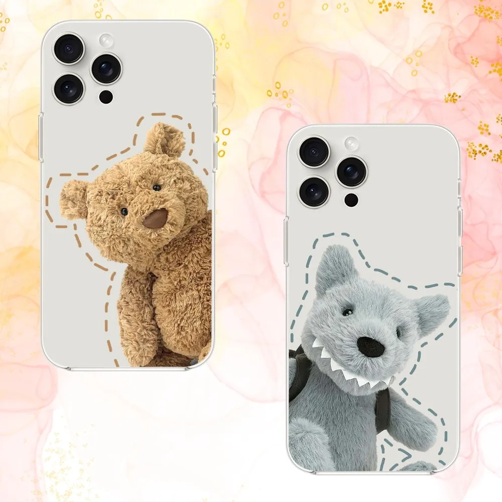 JELLYCAT милые игрушки чехол для телефона Samsung Galaxy S20 S22 S21 PLUS A31 S23 A71 FE Lite Plus