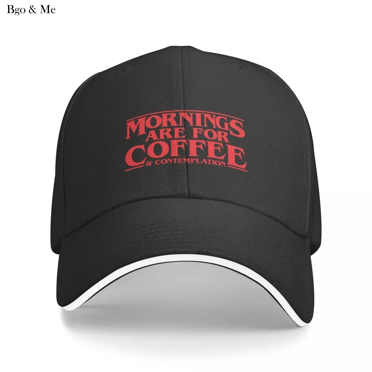 

2023 New Mornings Are For Coffee And Contemplation - Hopper Cap Baseball Cap Sun Hat For Children Cap Men's Women's