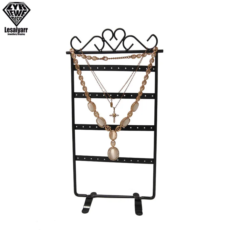 Подвесная стойка для серег с 48 отверстиями прочная устойчивая металлическая