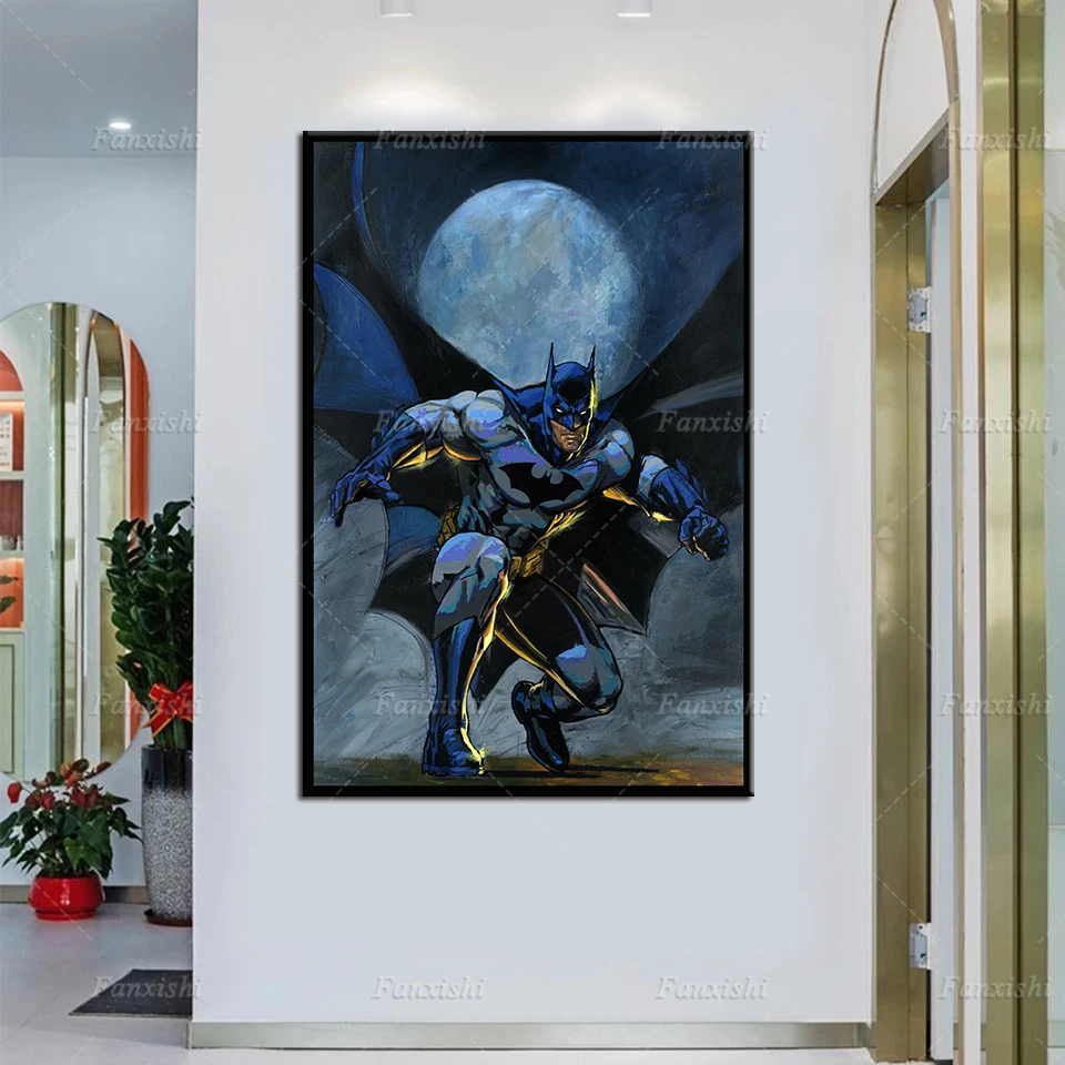 

Abstract Graffiti Batman Posters Hd Wall Art Prints Modular Pictures Movie Lover Home Decoration Canvas Painting For Living Room