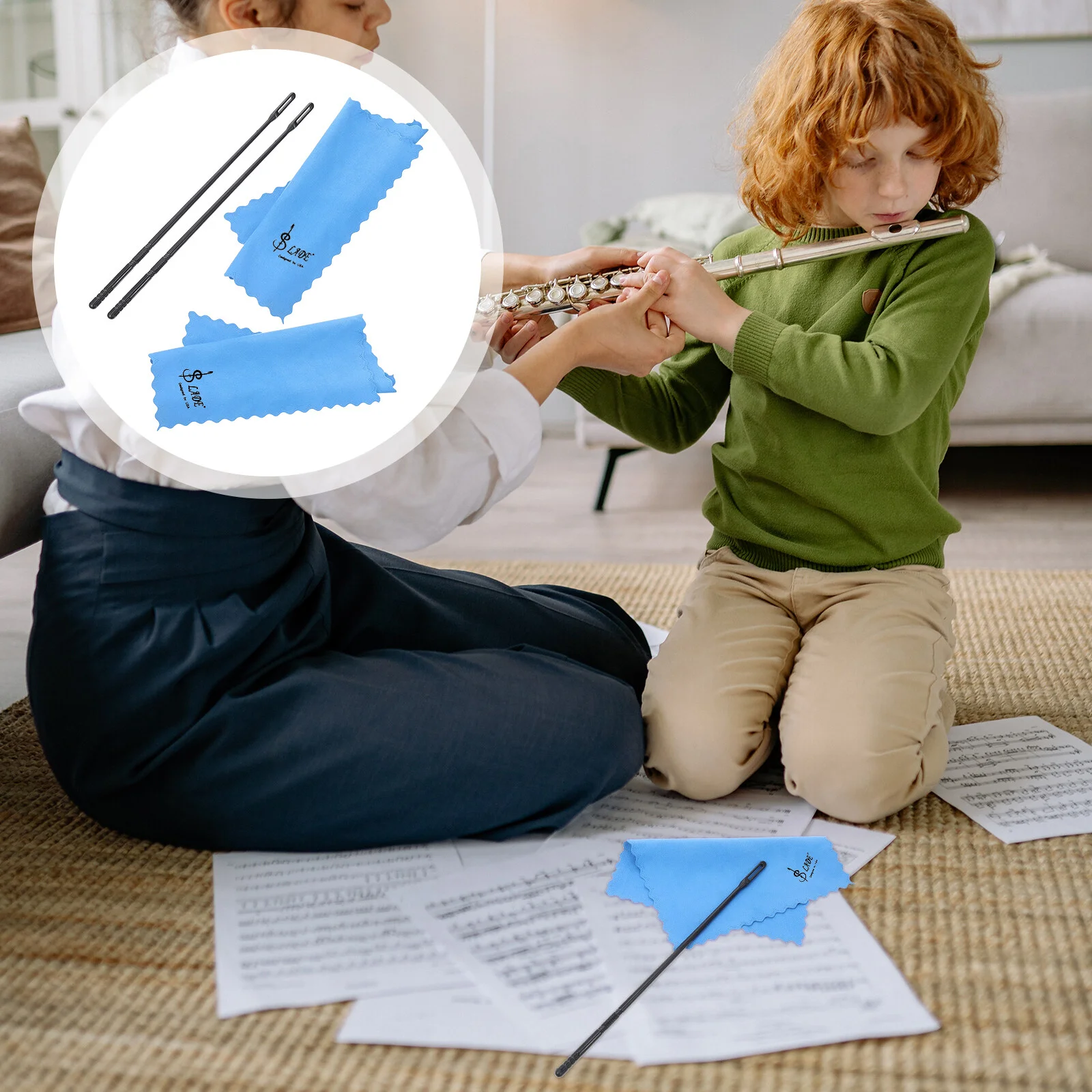 

Supplies Flute Cleaning Stick Sticks Care Tools Supply Durable Cleaner Rods Accessory Plastic