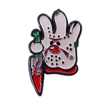 funny palms and bloody knives television brooches badge for bag lapel pin buckle jewelry gift for friends